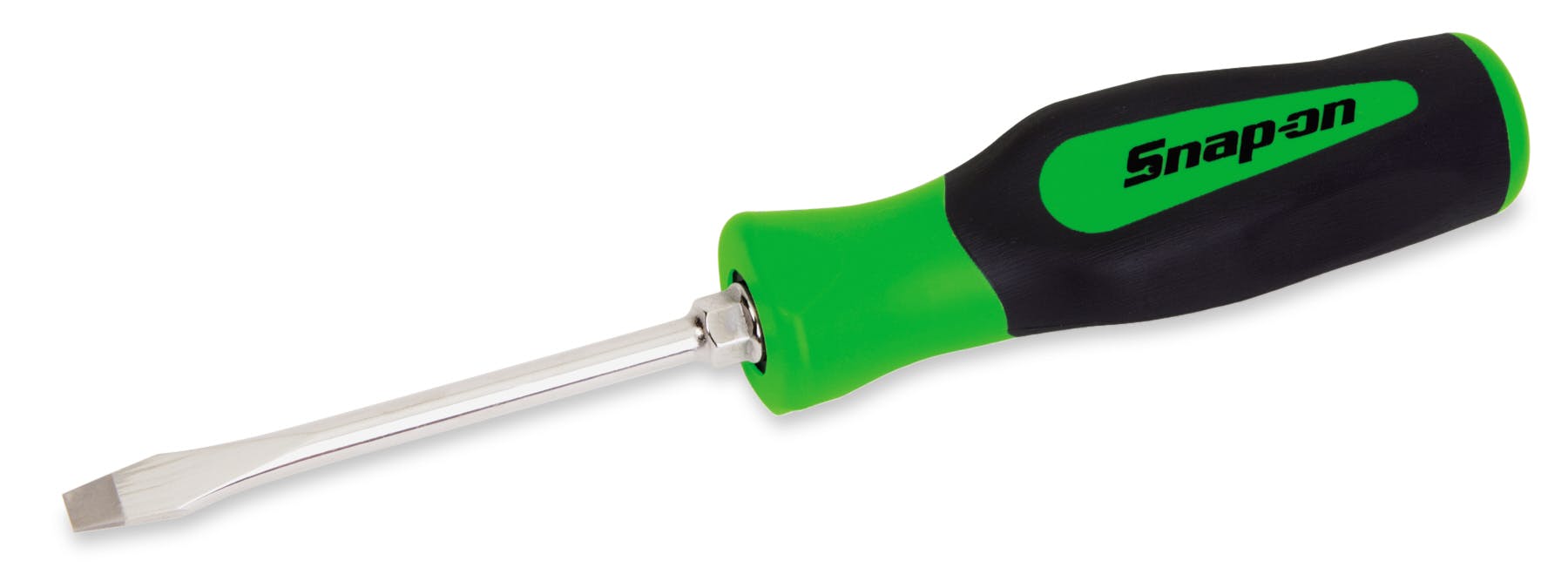 Flat Tip Instinct® Hard Grip Standard Screwdriver (Green), 3/15-16