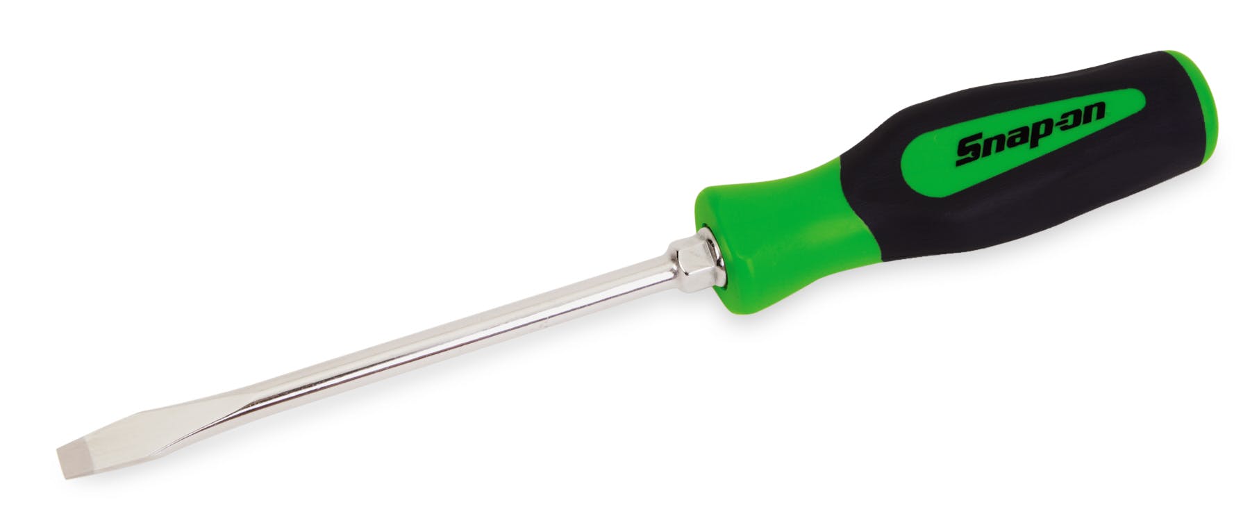 Flat Tip Instinct® Hard Grip Standard Screwdriver (Green