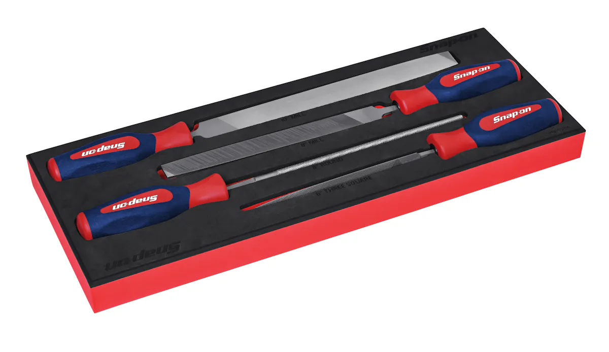 4 pc Instinct® Mixed File Set with PRO-FI™ Organization (Red