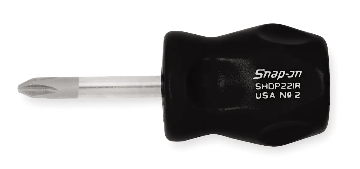 BLACK STUBBY PHILLIPS SCRWDRIV