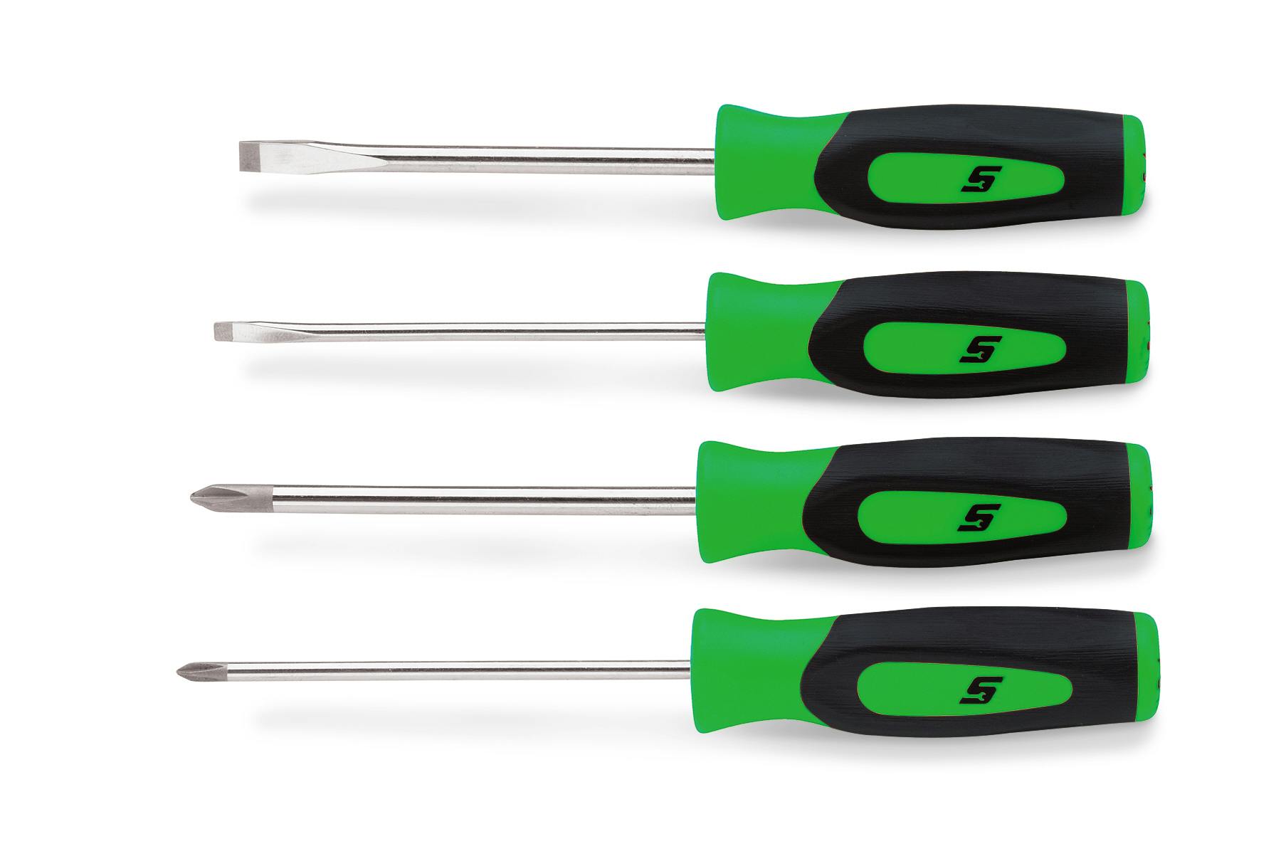 4 pc Instinct® Soft Grip Miniature Pick Set (Green) - Snap-on
