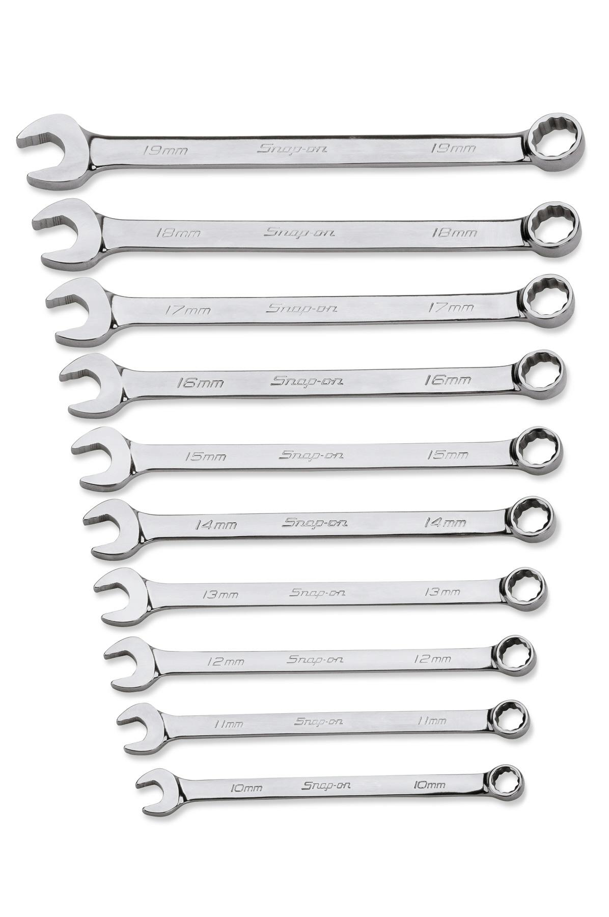 Combination wrench metric short set 10 to 19 mm 10 