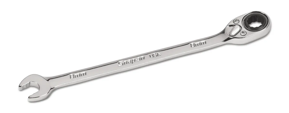 8MM REV RATCH COMBO WRENCH