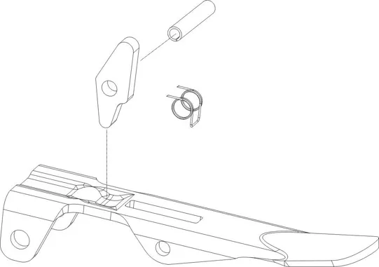 LOCKING THROTTLE LEVER ASSY