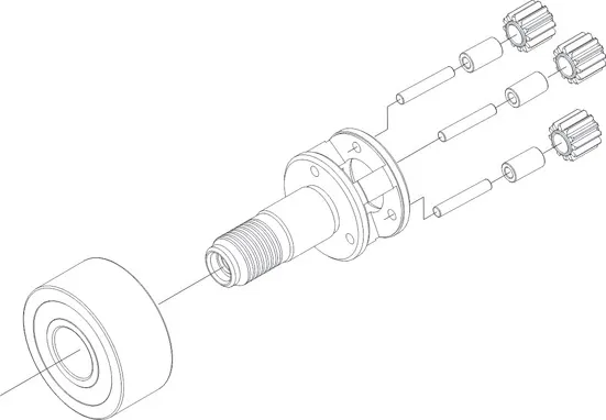 GEAR CARRIER ASSY 500/700RPM