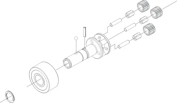 CARRIER ASSY 1/4QC DBL RED 11T