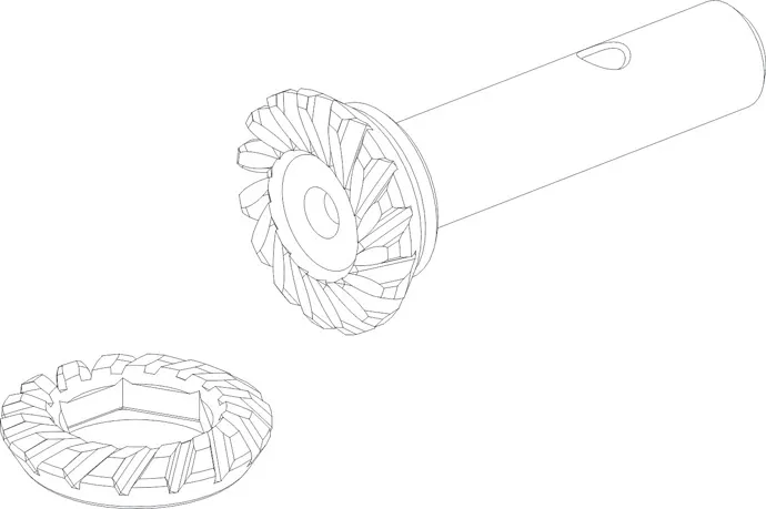 SERVICE GEAR SET HD 90 DEG
