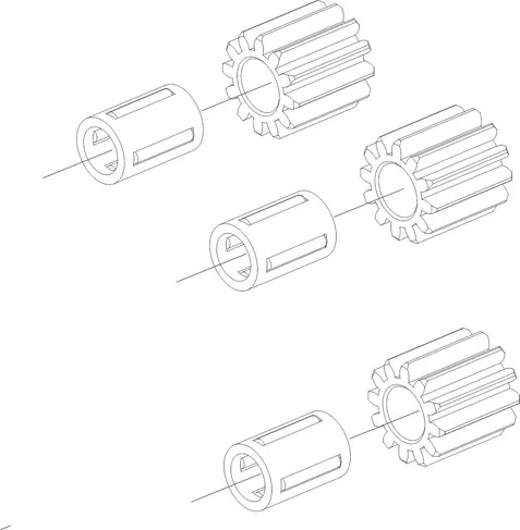 SERVICE GEAR CARRIER ASSY