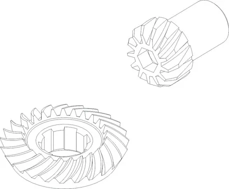 GEAR SET - SERVICE 1HP