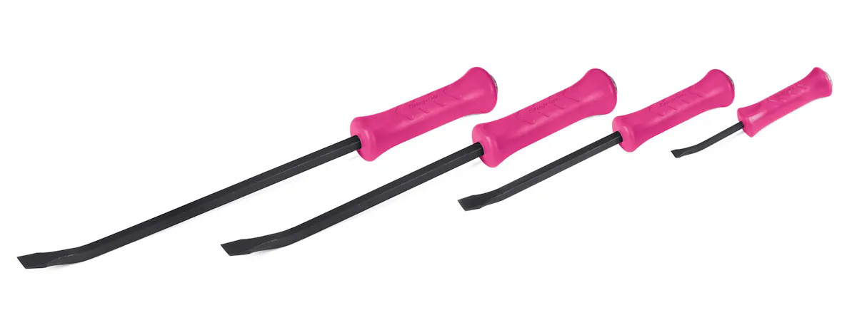 STRIKE PRYBAR SET, 4PC ELC PNK