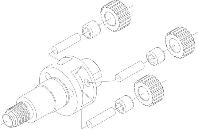 CARRIER ASSY SHEAR 7.86 RATIO