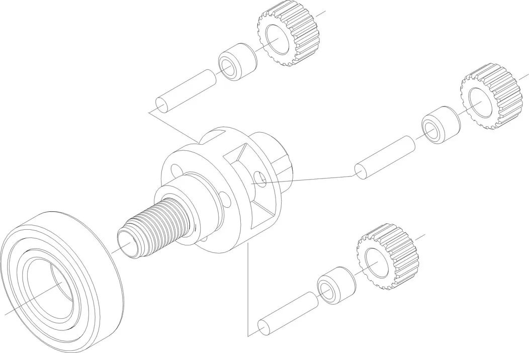 CARRIER ASSY 3/8-24 7.86 RATIO