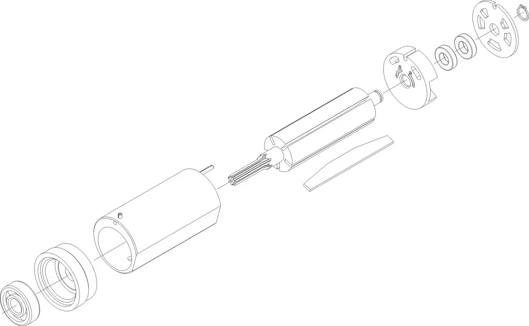 SRVCE 7 TOOTH REVERSING MOTOR