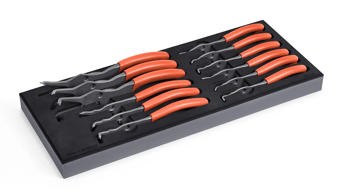 12PC SNAP RING PLIER DTFM ORG