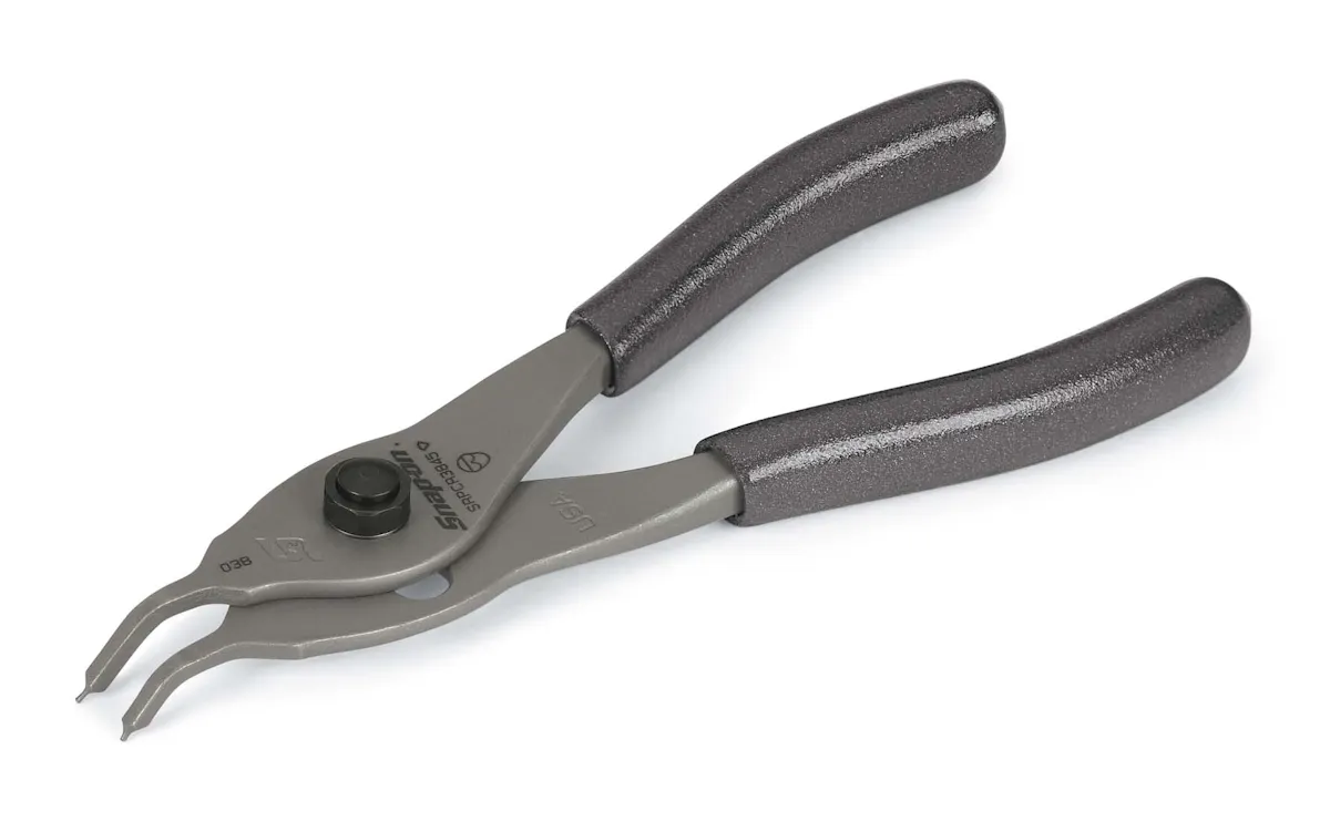 SNAP RING PLIRS 45DEG DK TITAN