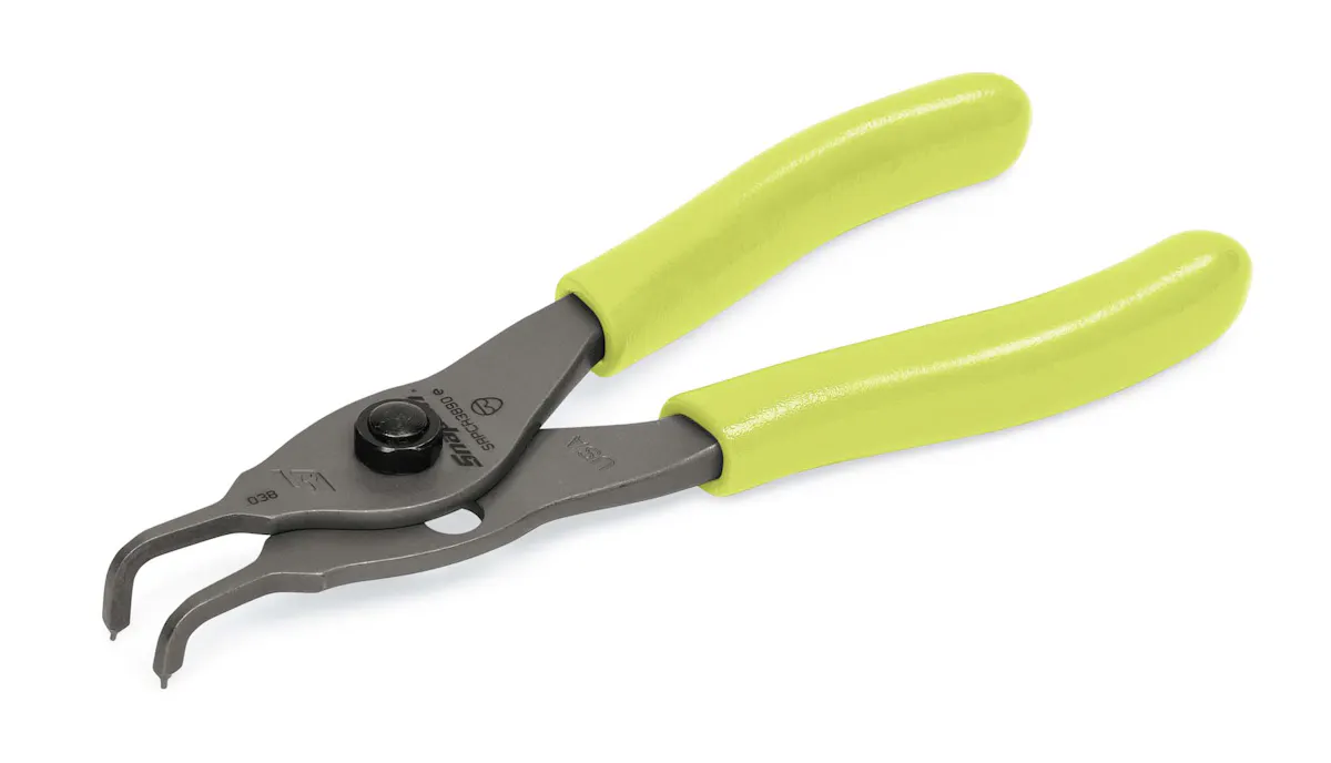 SNAP RING PLIERS 90 DEG HI VIS
