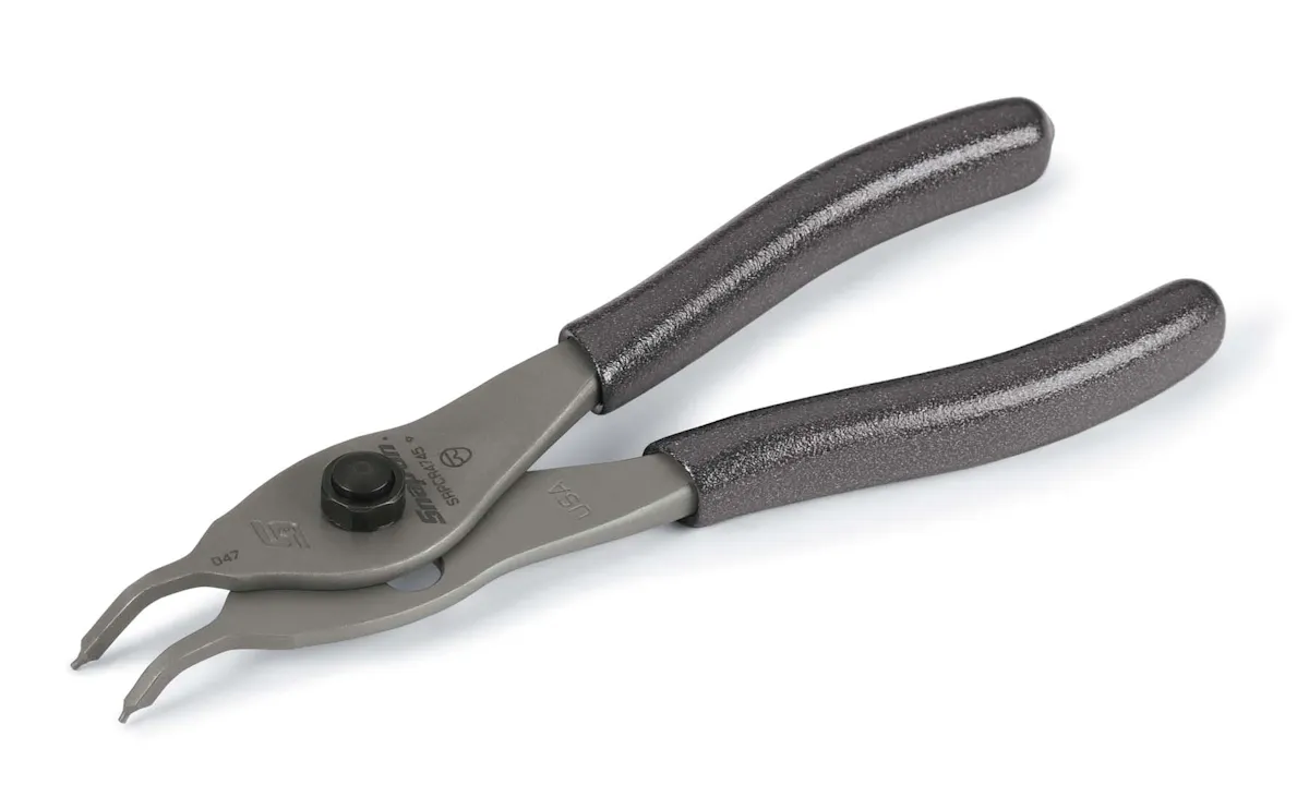 SNAP RING PLIRS 45DEG DK TITAN