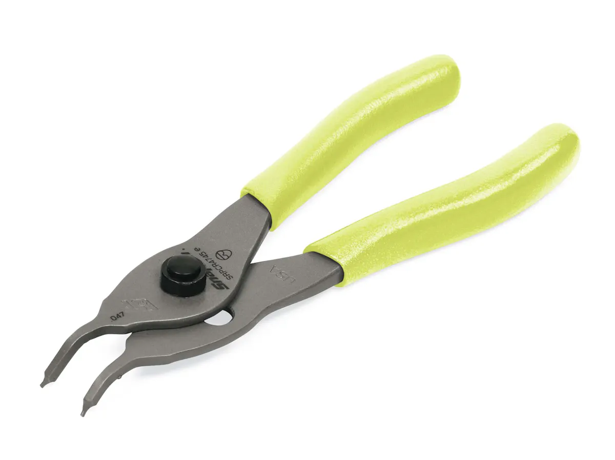 SNAP RING PLIERS 45 DEG HI VIS