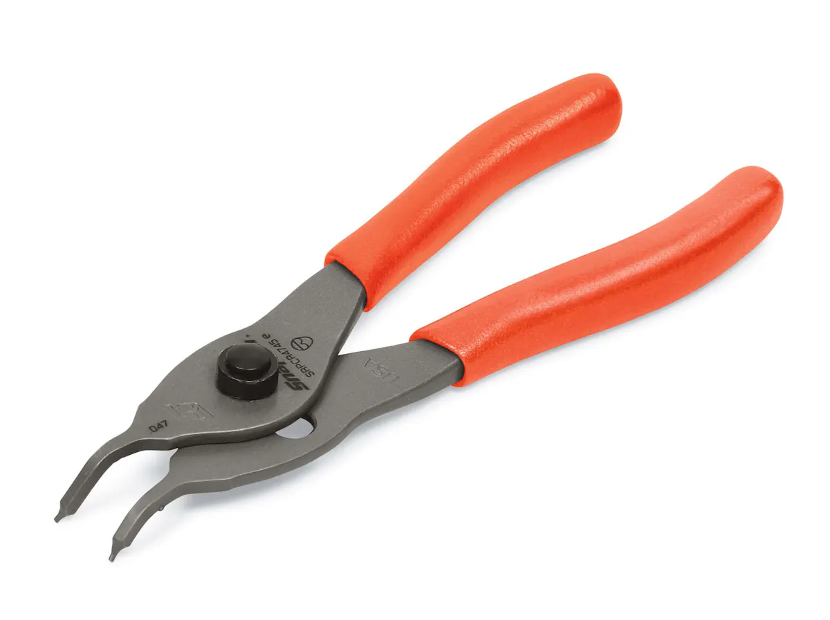 SNAP RING PLIERS 45DEG ORANGE