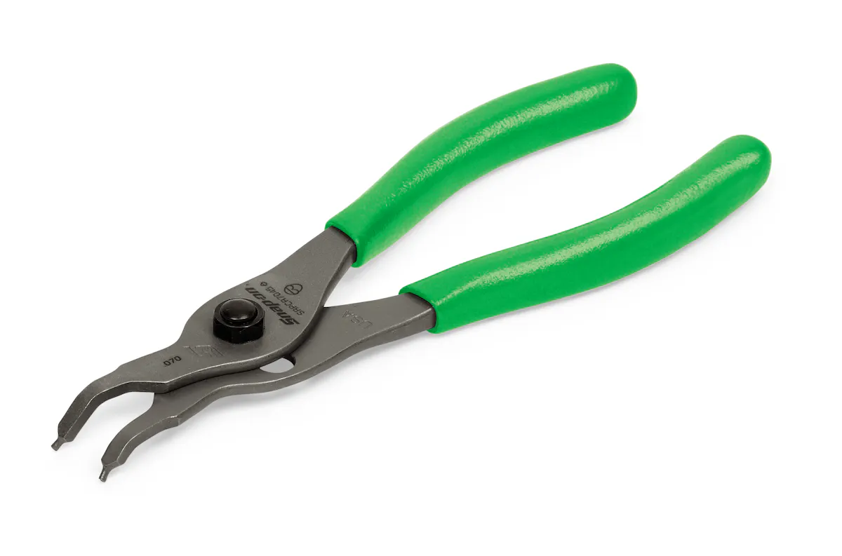 SNAP RING PLIERS 45 DEG GREEN