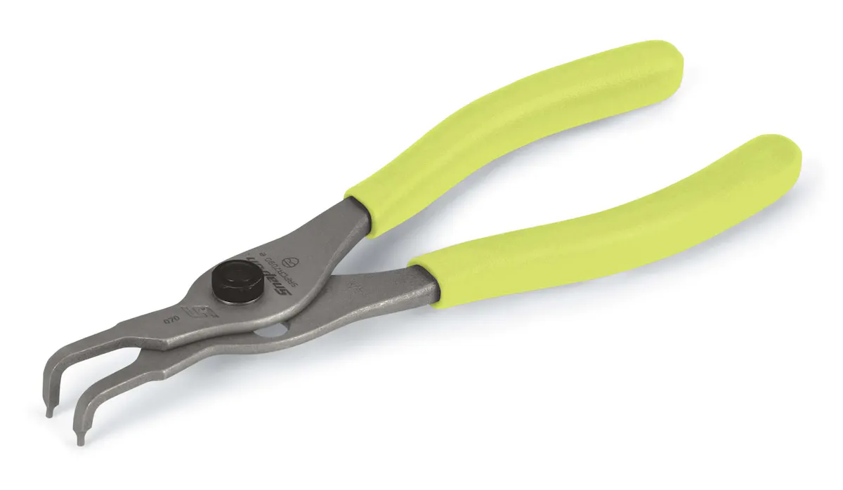 SNAP RING PLIERS 90 DEG HI VIS