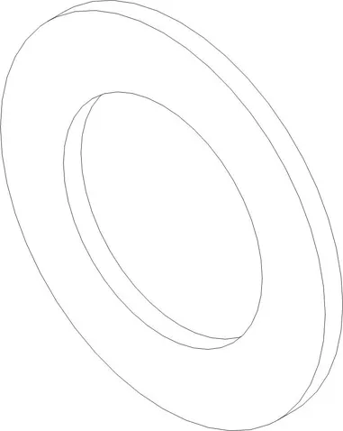 WASHER .740  X .453 X .040 IN