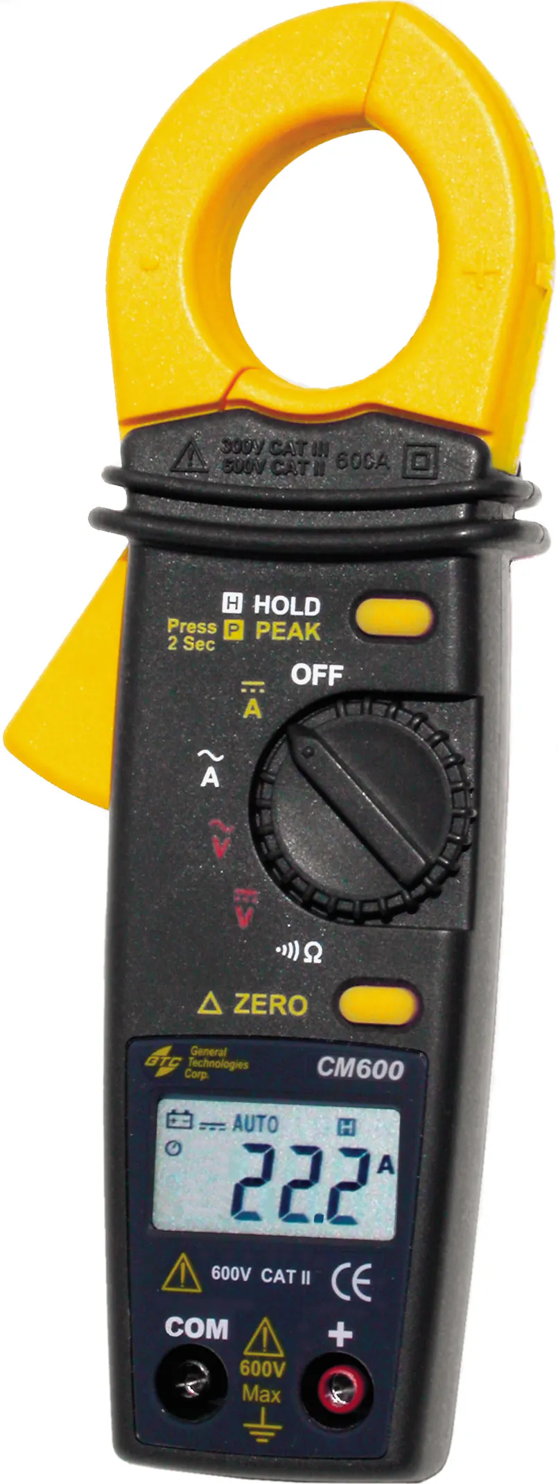 600 AMPS AC/DC CURRENT CLAMP M