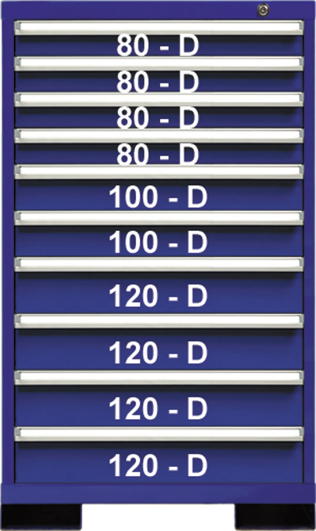 10 DRWR 29W x 45H DRK BL
