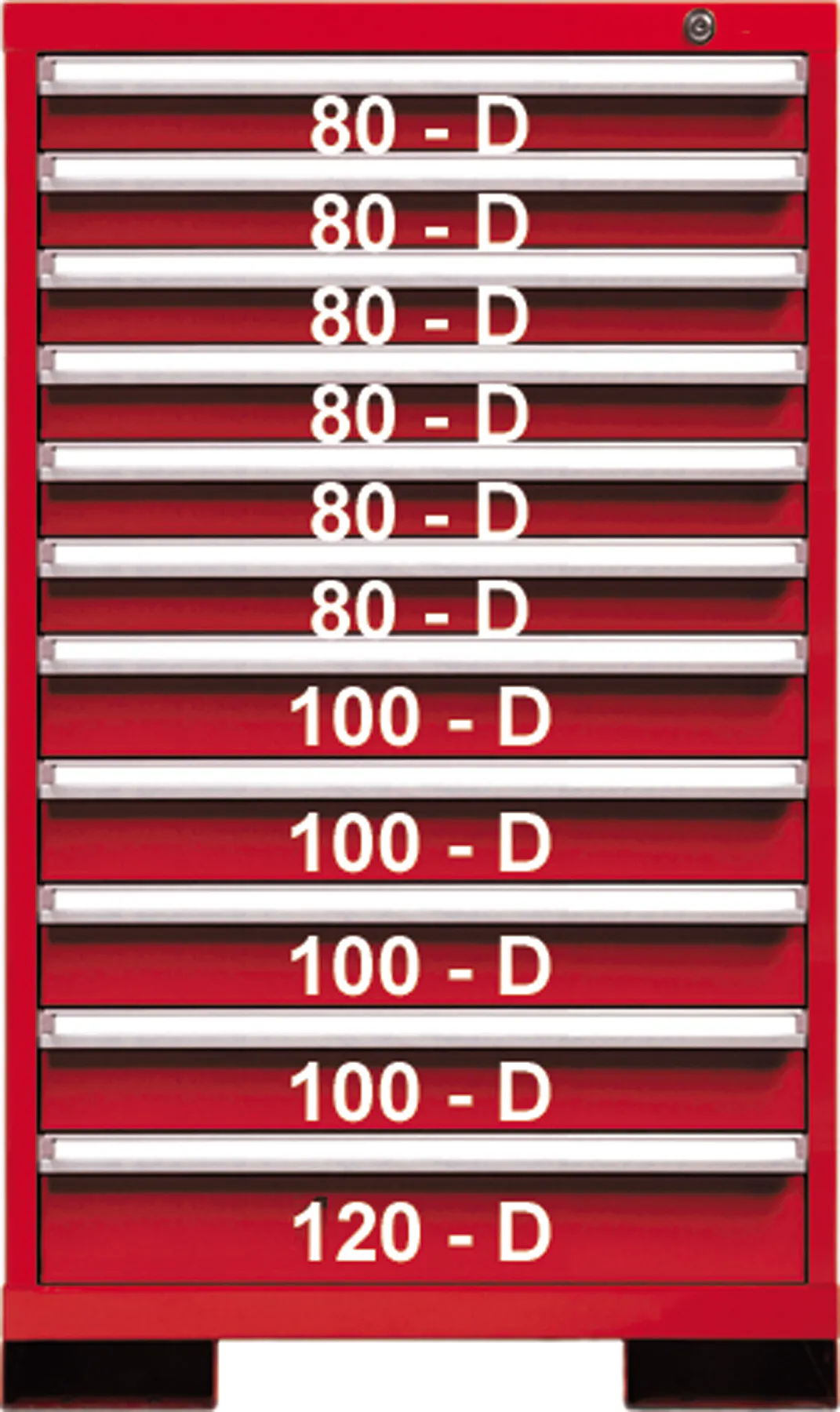 11 DRWR 29W x 45H RED