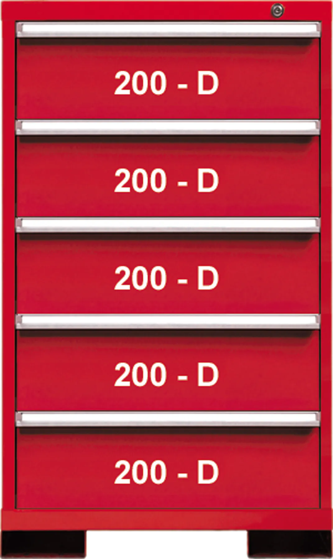 5 DRWR 29W x 45H RED