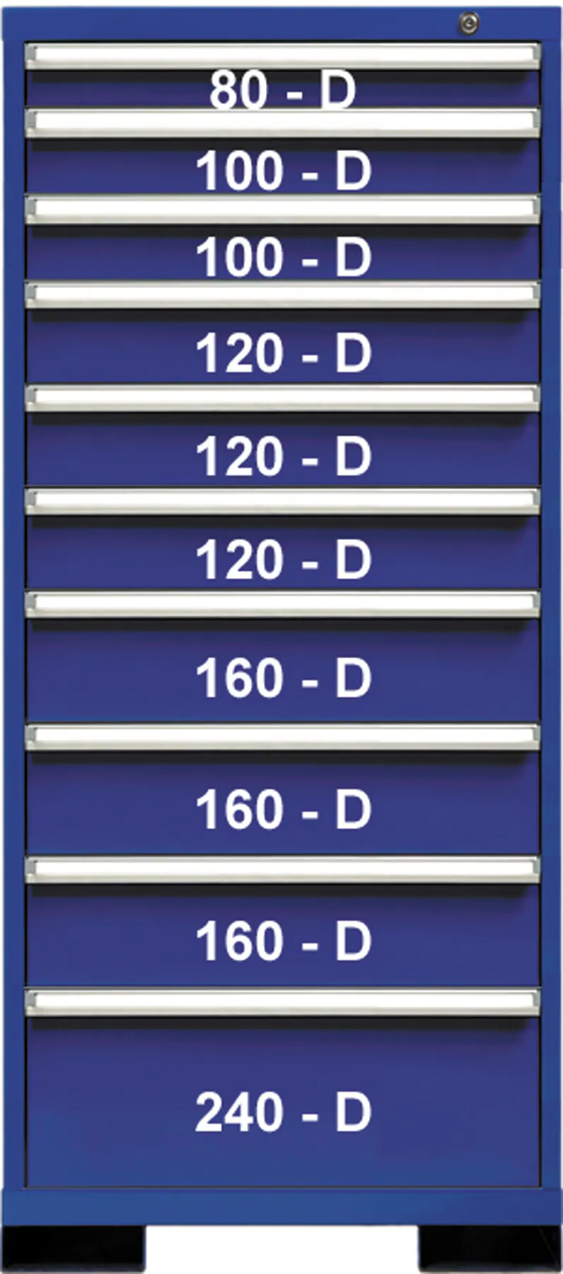 10 DRWR 29W x 59H DRK BL
