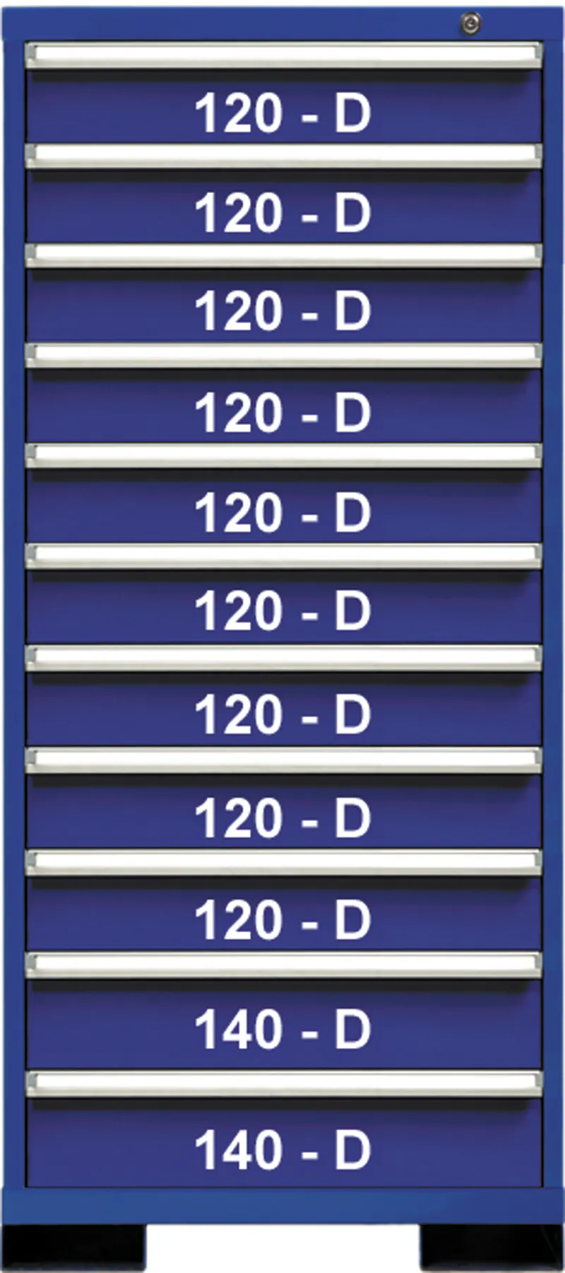 11 DRWR 29W x 59H DRK BL