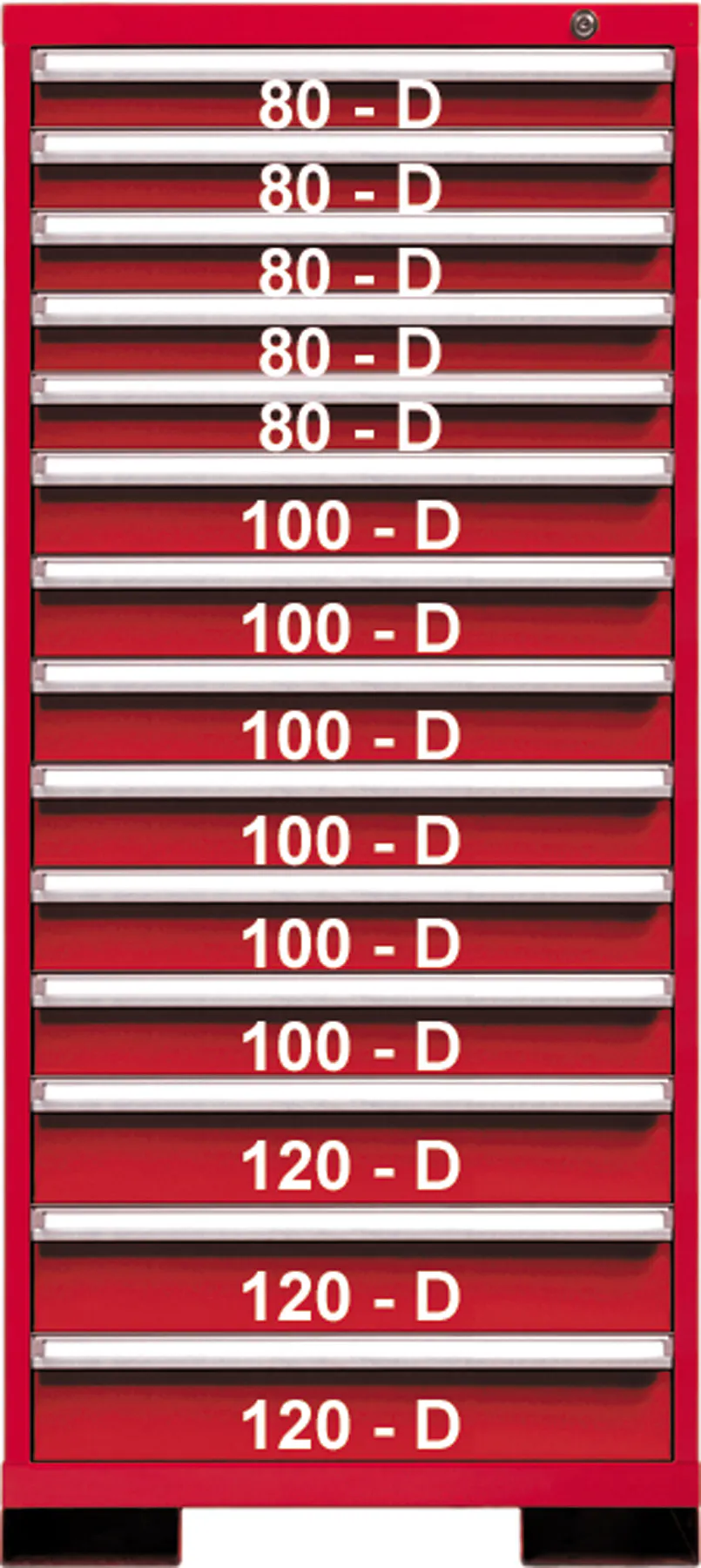 14 DRWR 29W x 59H RED