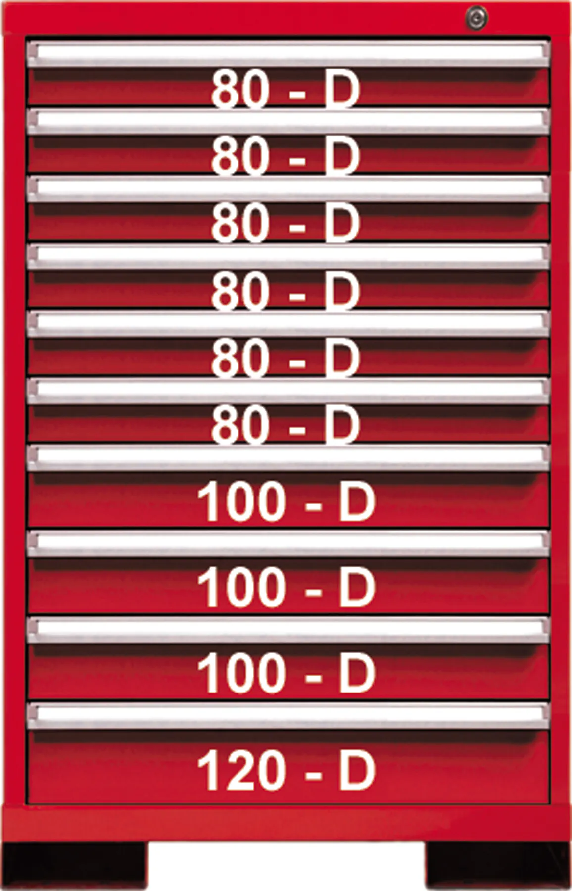 10 DRWR 29W x 41H RED