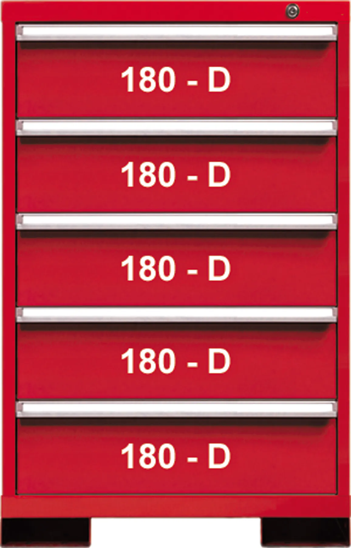 5 DRWR 29W x 41H RED