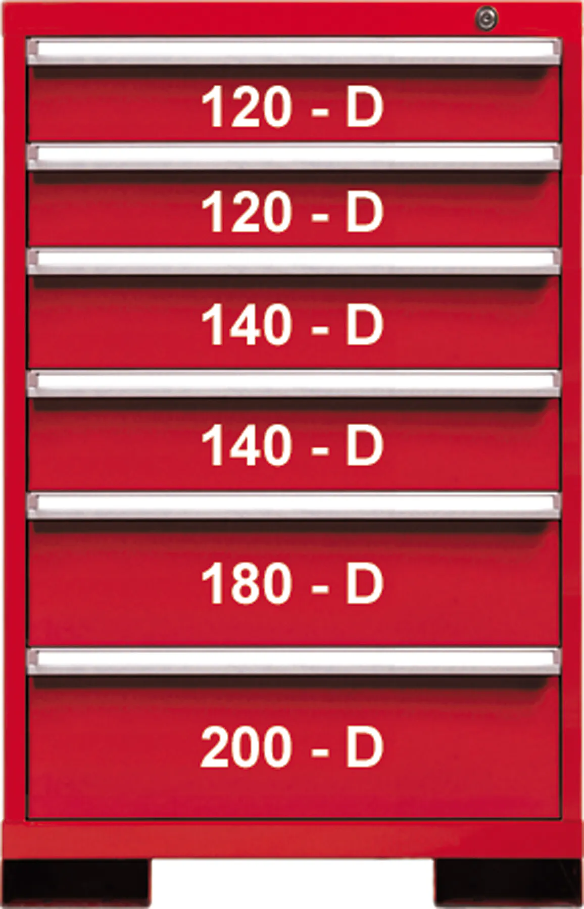 6 DRWR 29W x 41H RED