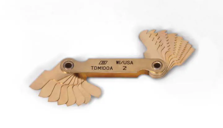 THREAD PITCH GAUGE METRIC