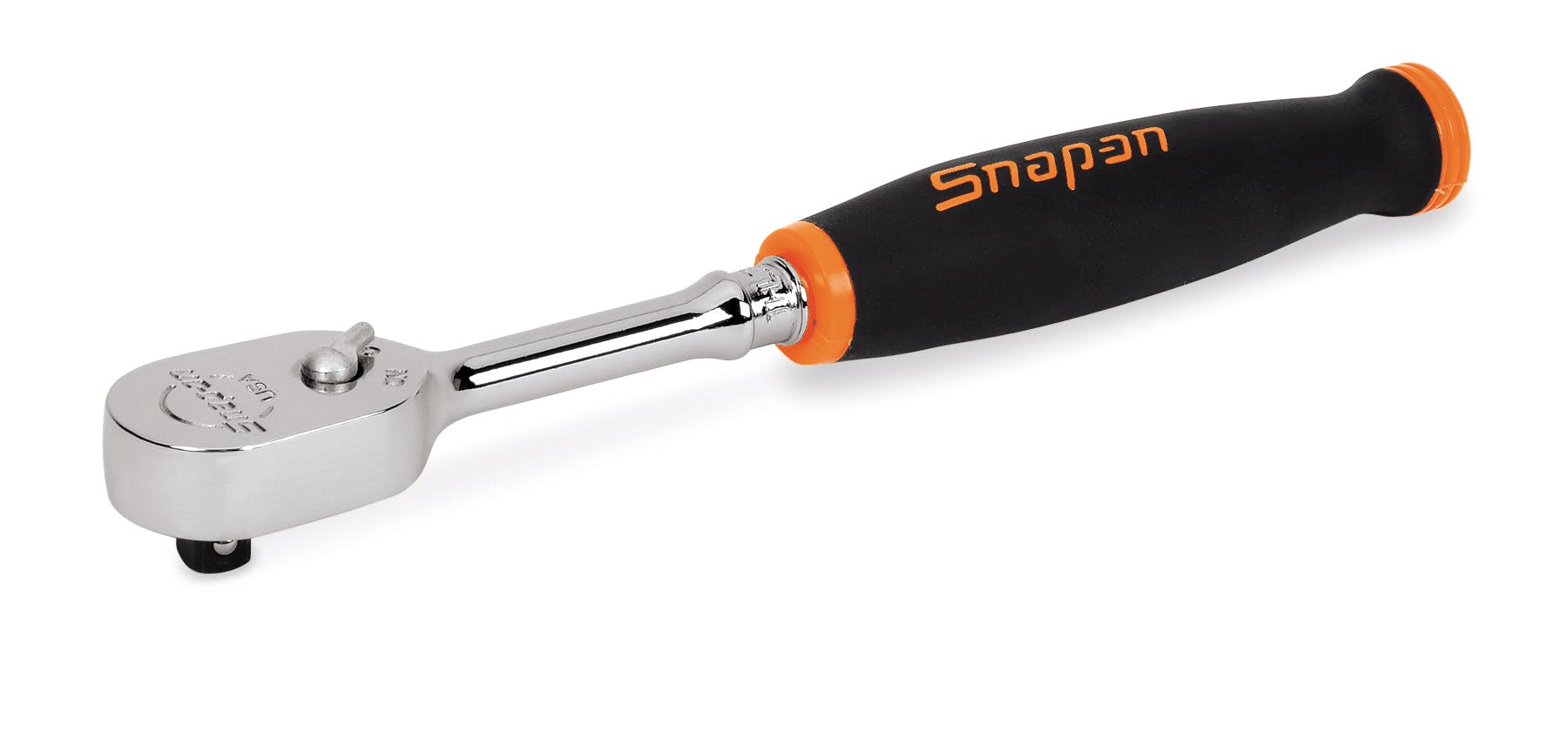 Orange Snap On Tools NEW THL72O 1/4" Drive Soft Grip Long Handle Ratchet 