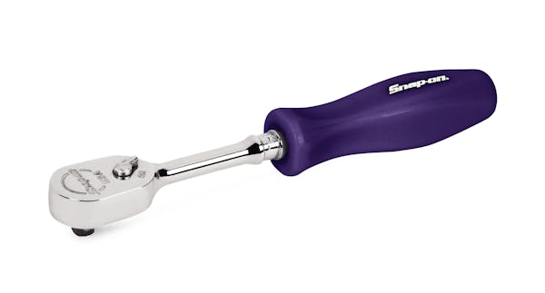 1/4 DRIVE 10-3/4 LONG LOCKING FLEX RATCHET WITH ERGO HANDLE - PURPLE  AFR98LFP