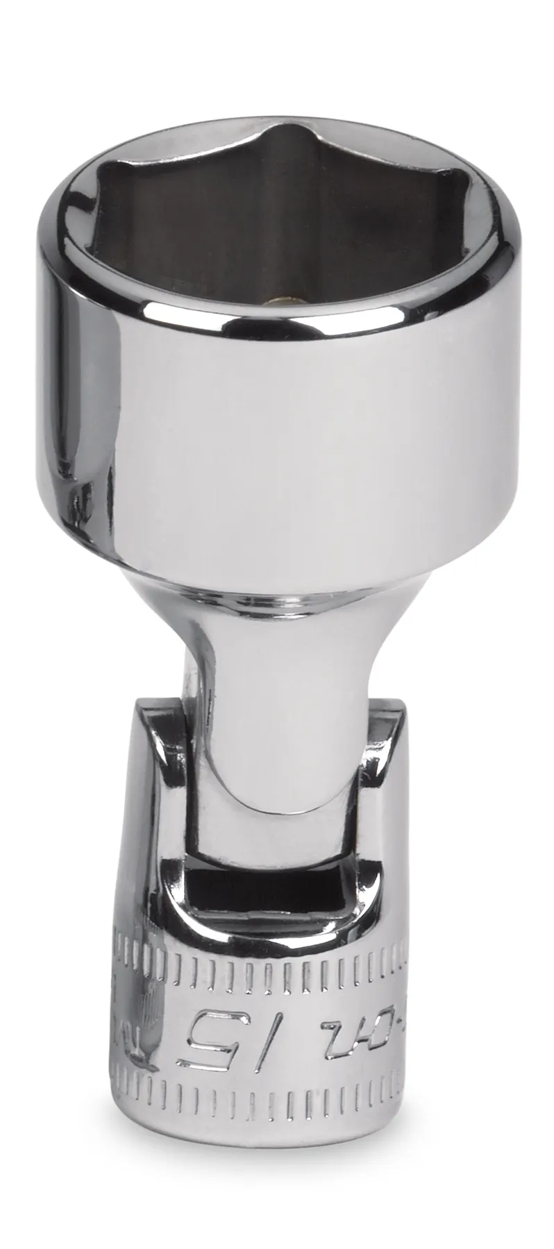 1/4DR 15MM 6PT SHL UNIV SKT