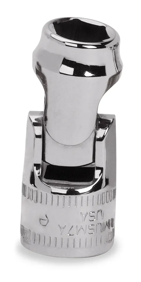 1/4DR 7MM 6PT SHL UNIV SKT