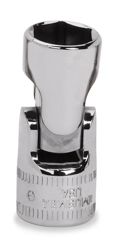 1/4DR 9MM 6PT SHL UNIV SKT