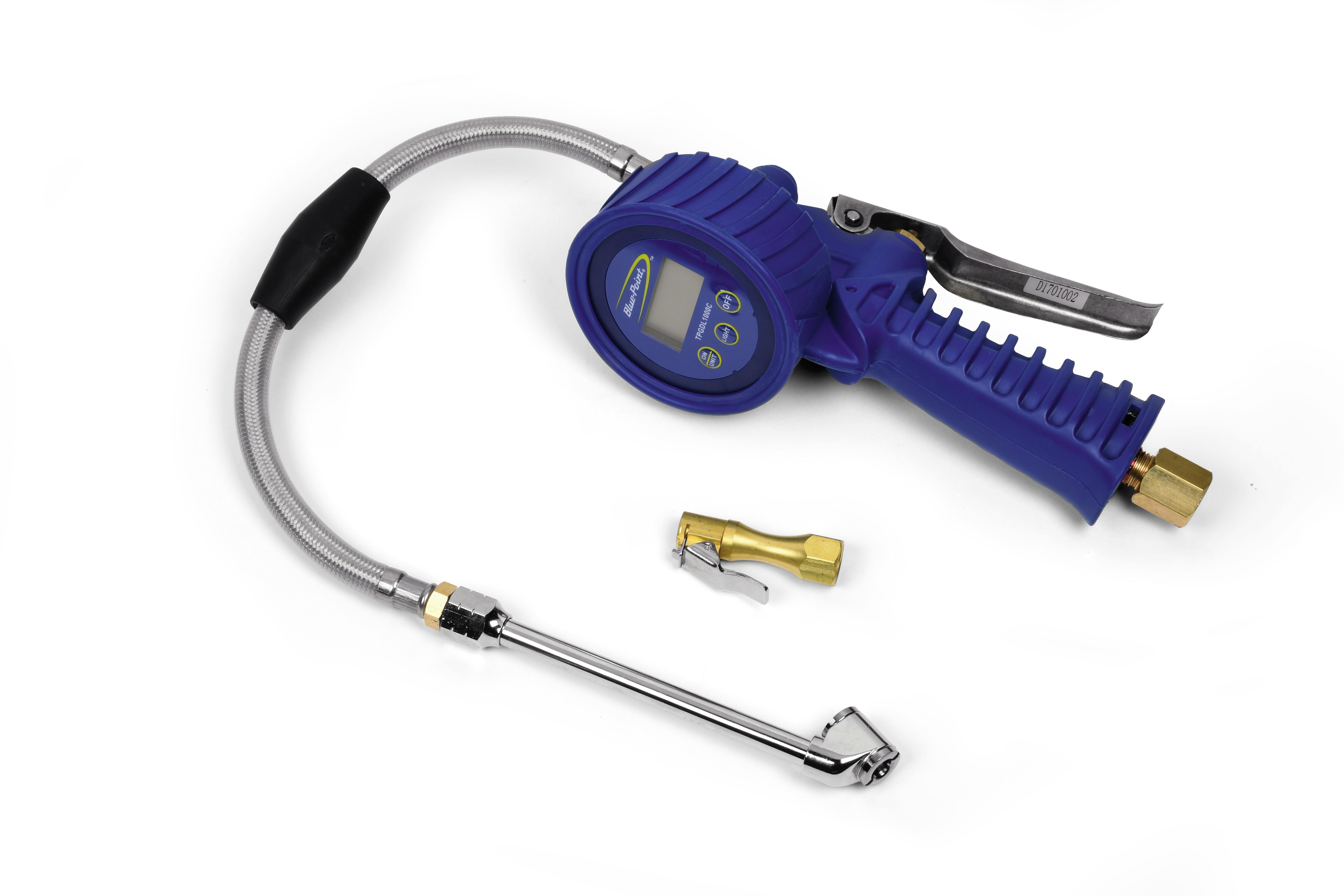 with Hose Store TPGDL1000C | | Snap-on Coated Inflator Digital