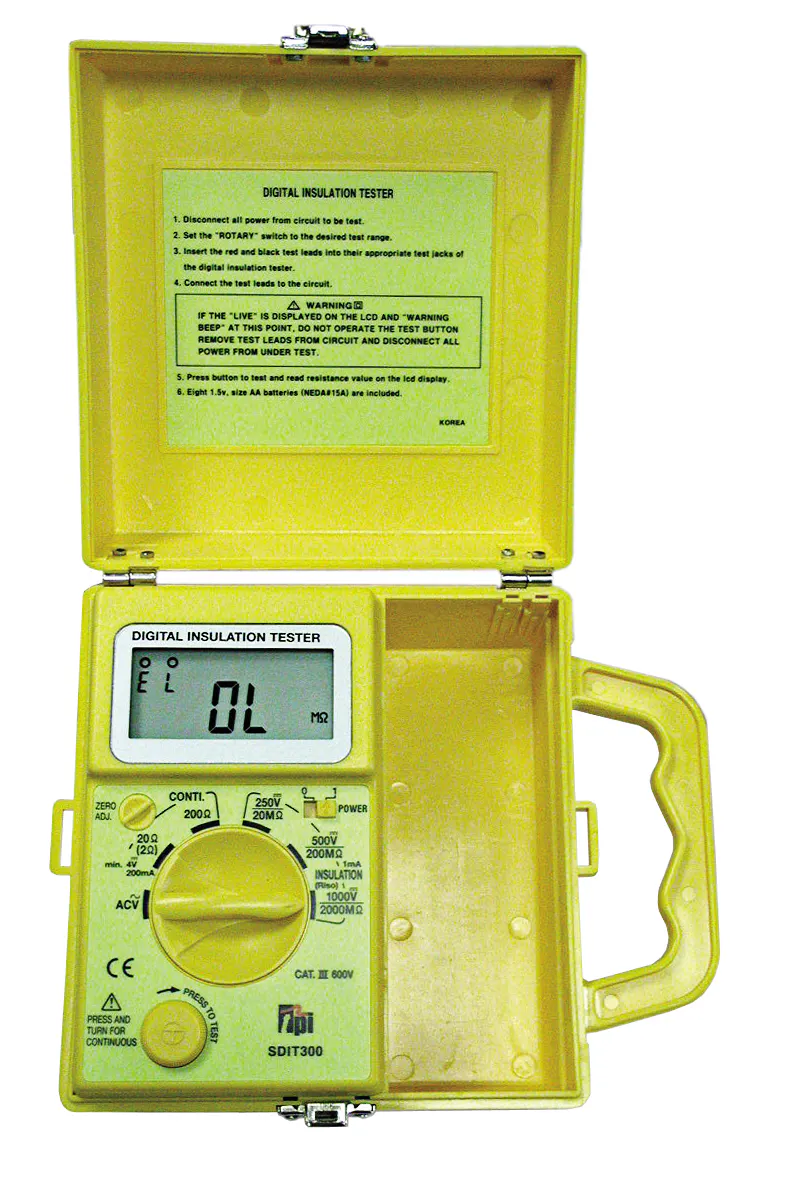 INSULATION TESTER - MEGER.