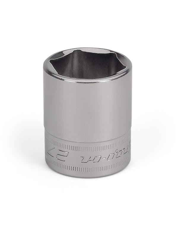 1 2 Drive 6 Point Metric 27 Mm Flank Drive Shallow Socket Twm27 Snap On Store