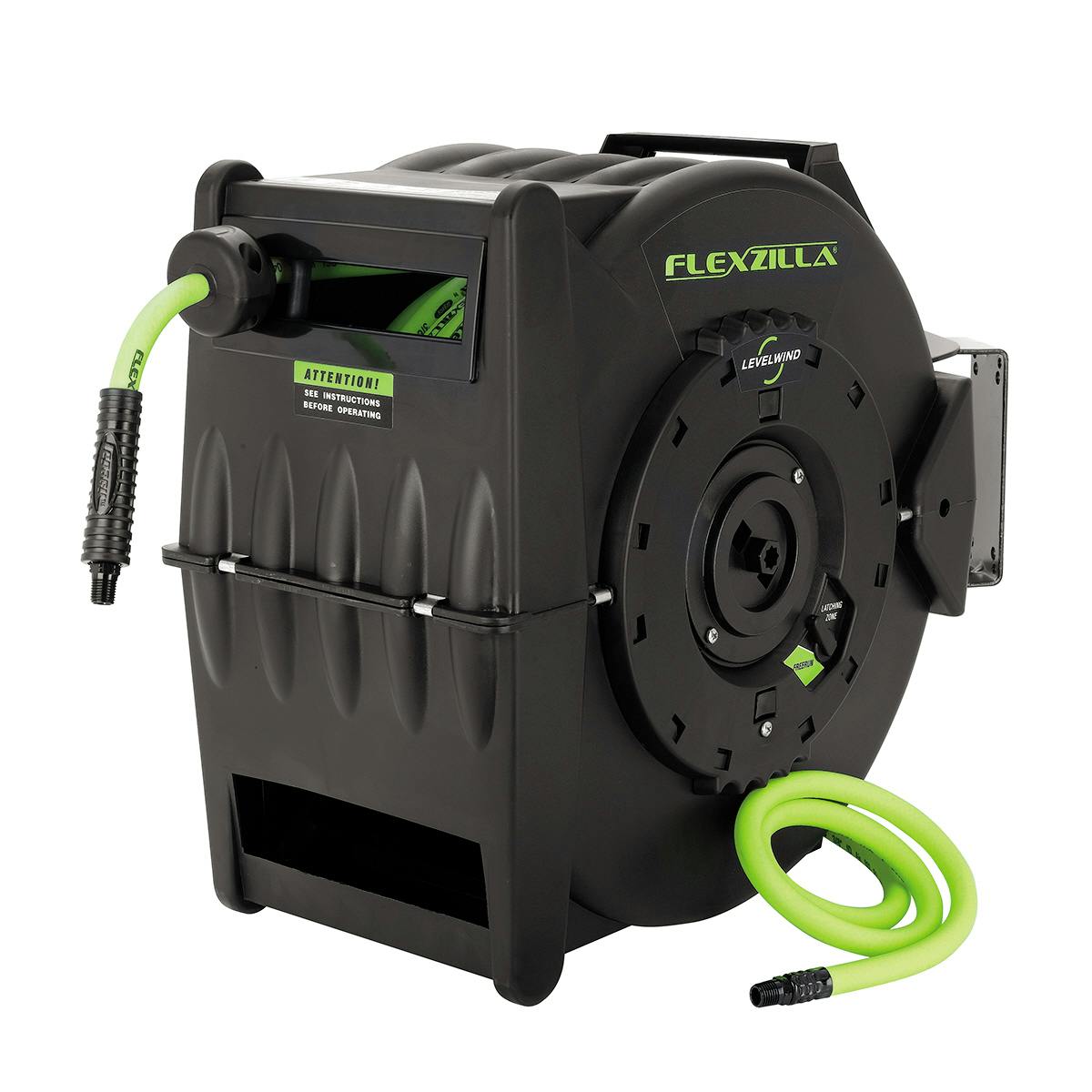 Flexzilla® Retractable Air Hose Reel with Levelwind™ Technology, 3/8  x 50', WEEL8305FZ
