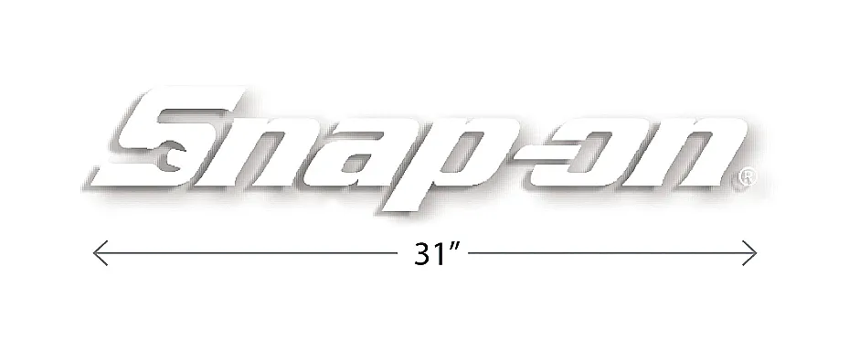 31IN LOGO WHITE DIE CUT DECAL