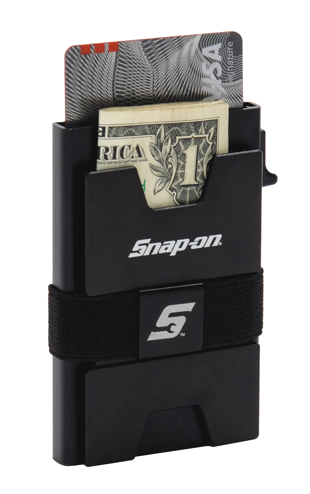 BLACK POP-UP WALLET