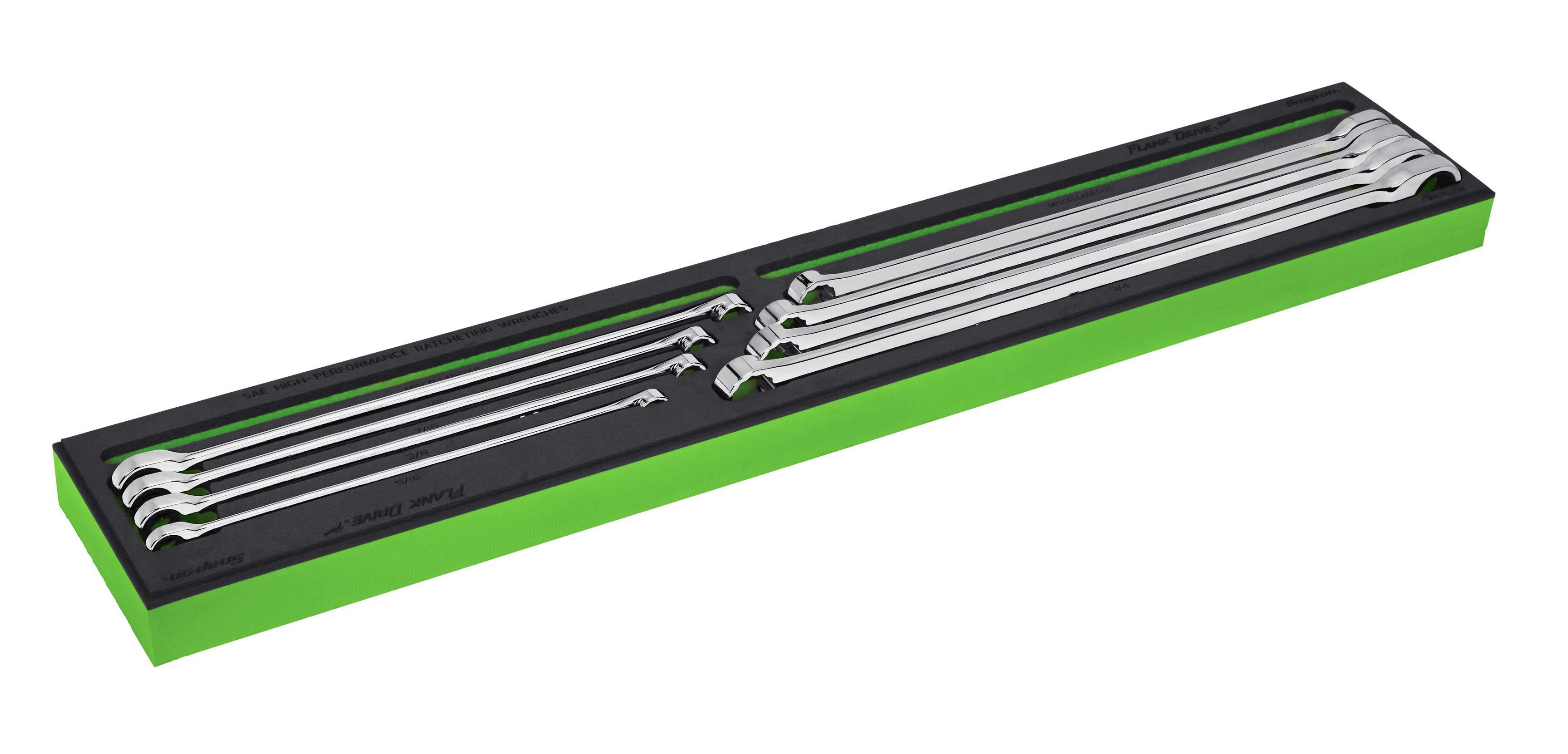 bluemanページ 4 pc 12-Point Fractional Flank Drive® Double Flex Ratcheting