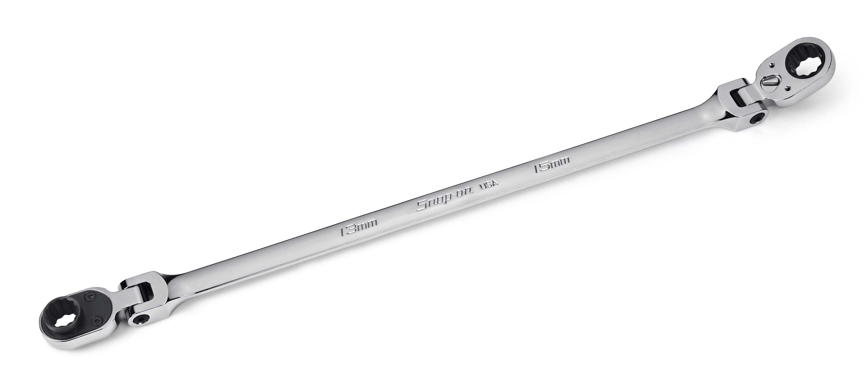 5 pc 12-Point Metric Flank Drive® Double Flex Reversible